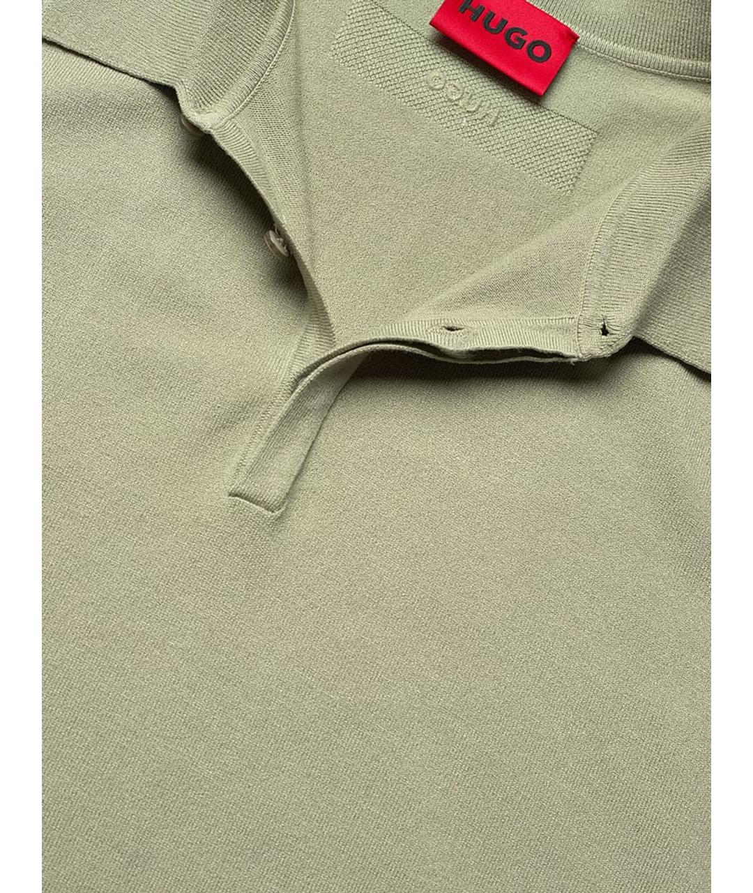 HUGO BOSS Зеленые поло с коротким рукавом, фото 3