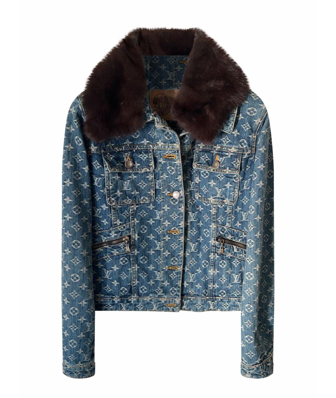 LOUIS VUITTON Голубая деним куртка, фото 1