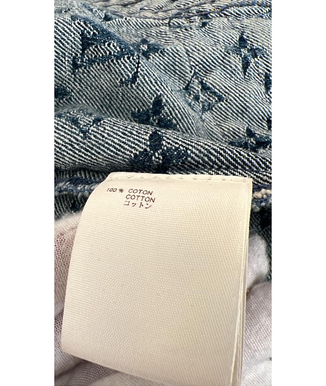 LOUIS VUITTON Голубая деним куртка, фото 7