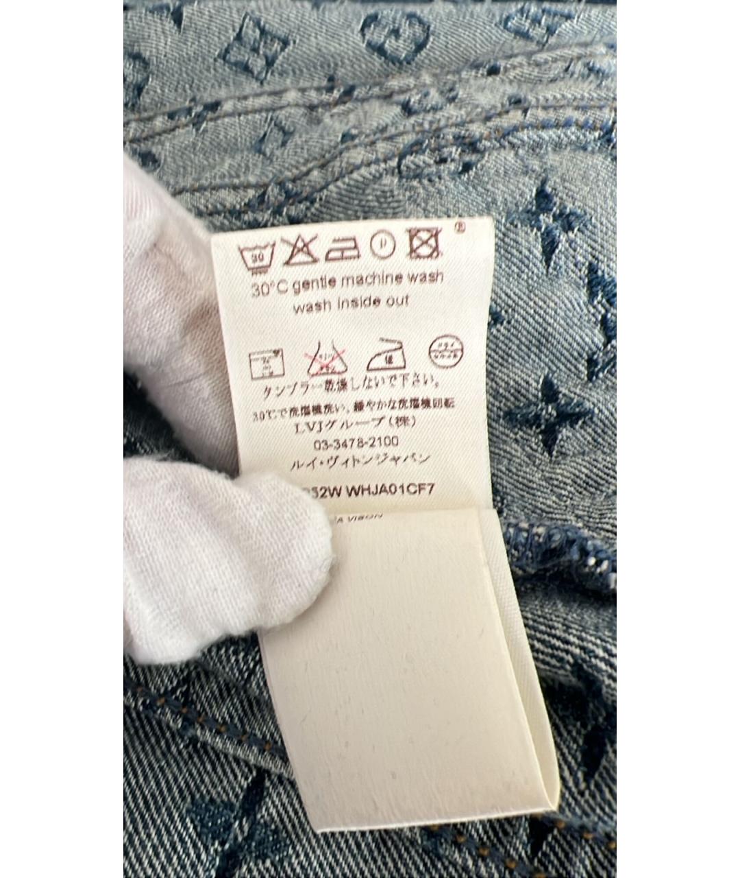 LOUIS VUITTON Голубая деним куртка, фото 8
