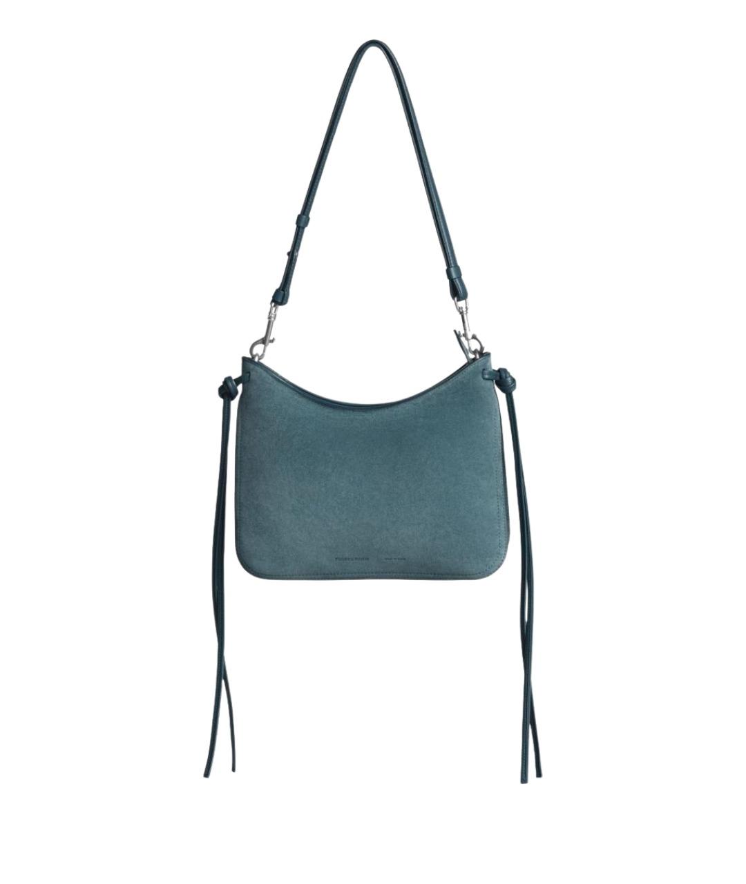 PHOEBE PHILO Голубая замшевая сумка через плечо, фото 1