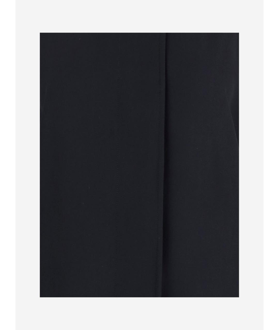 THE ROW Темно-синий шерстяной тренч/плащ, фото 3