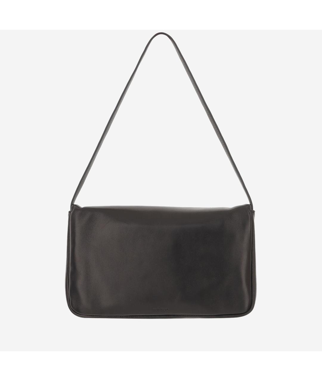 THE ROW Черная кожаная сумка через плечо, фото 3