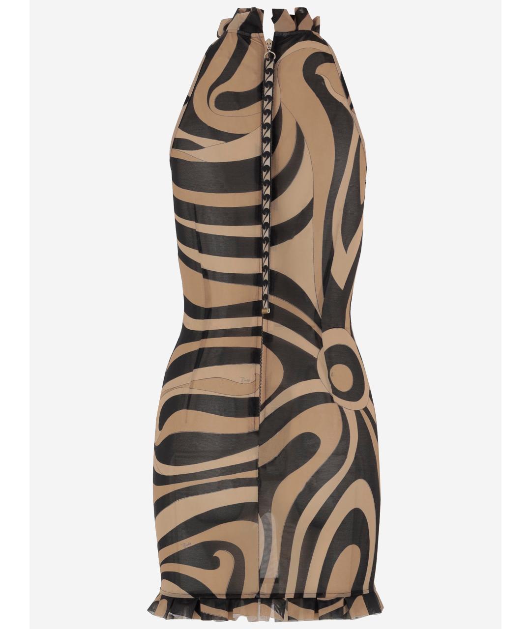 EMILIO PUCCI Мульти полиамидовое повседневное платье, фото 2