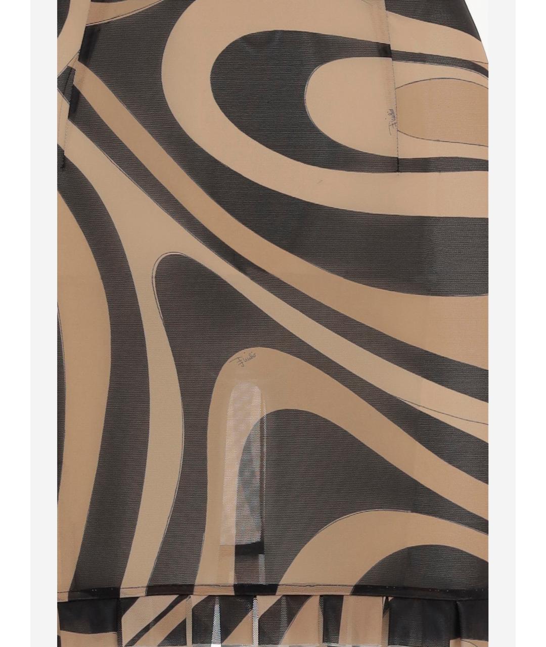 EMILIO PUCCI Мульти полиамидовое повседневное платье, фото 3