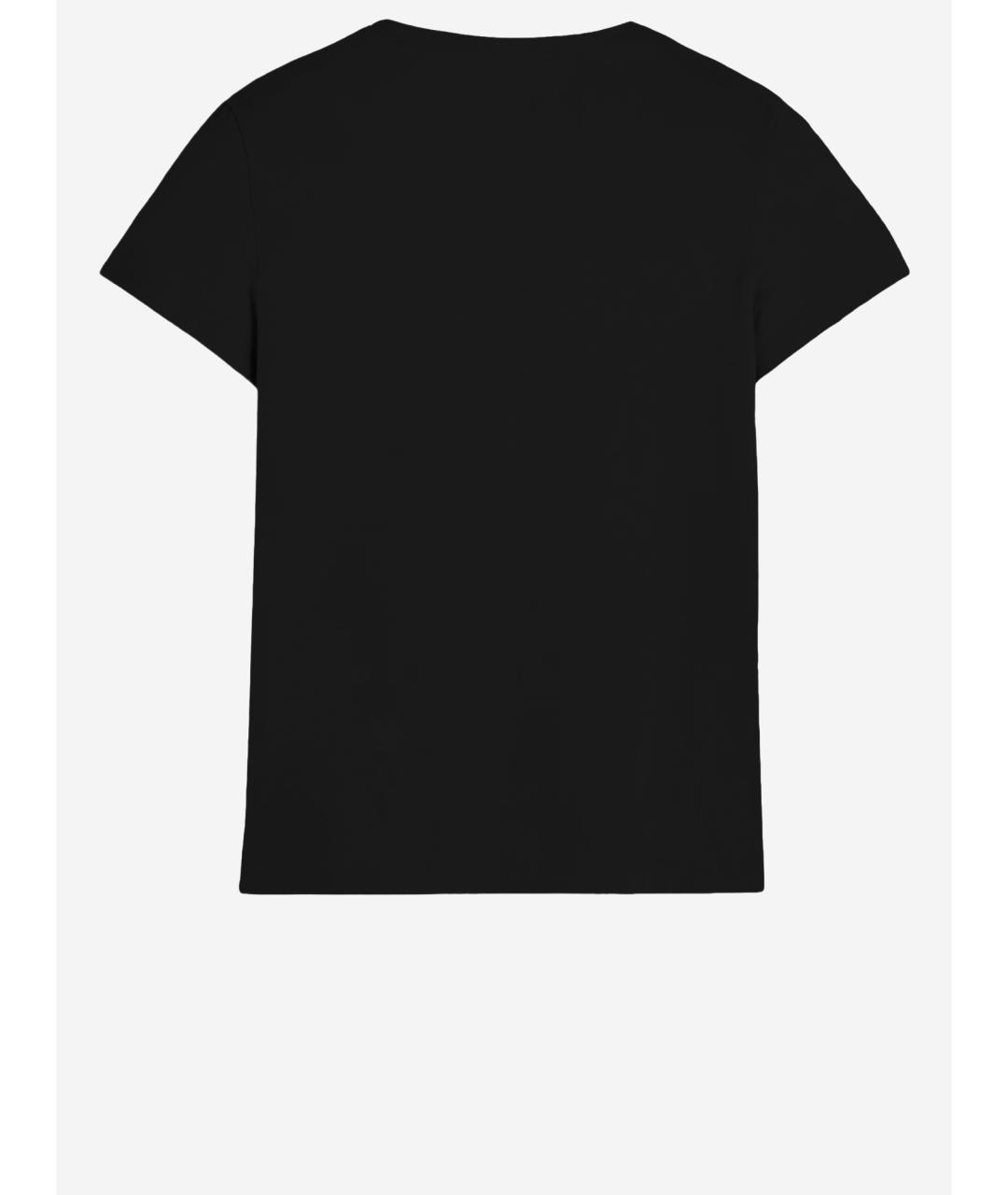 JACQUEMUS Черная хлопковая футболка, фото 2