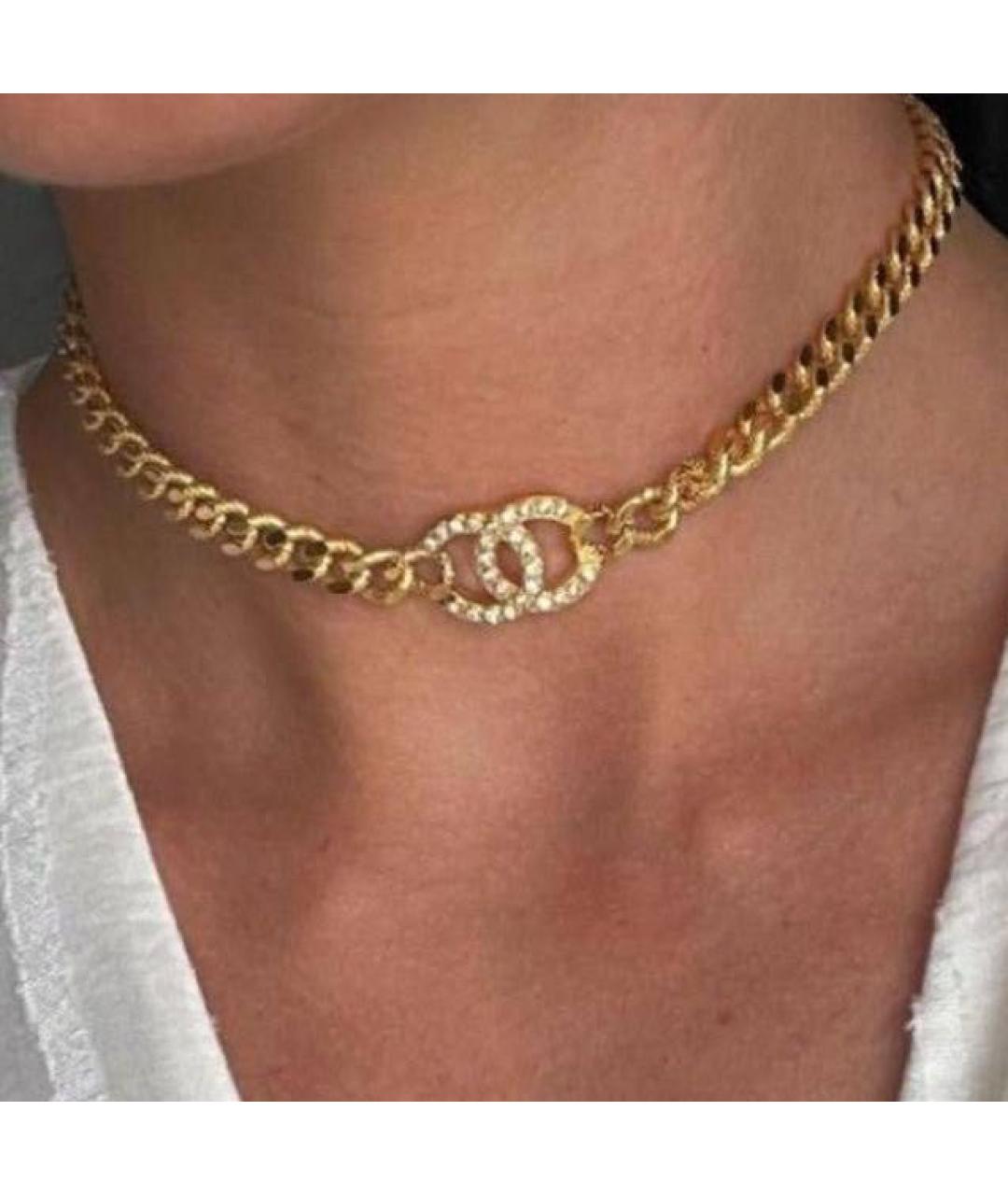 CHANEL Золотой чокер, фото 4