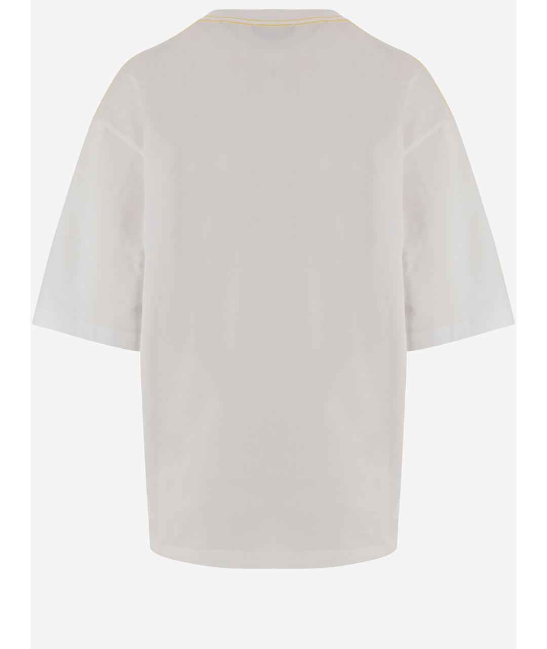 JACQUEMUS Желтая хлопковая футболка, фото 2