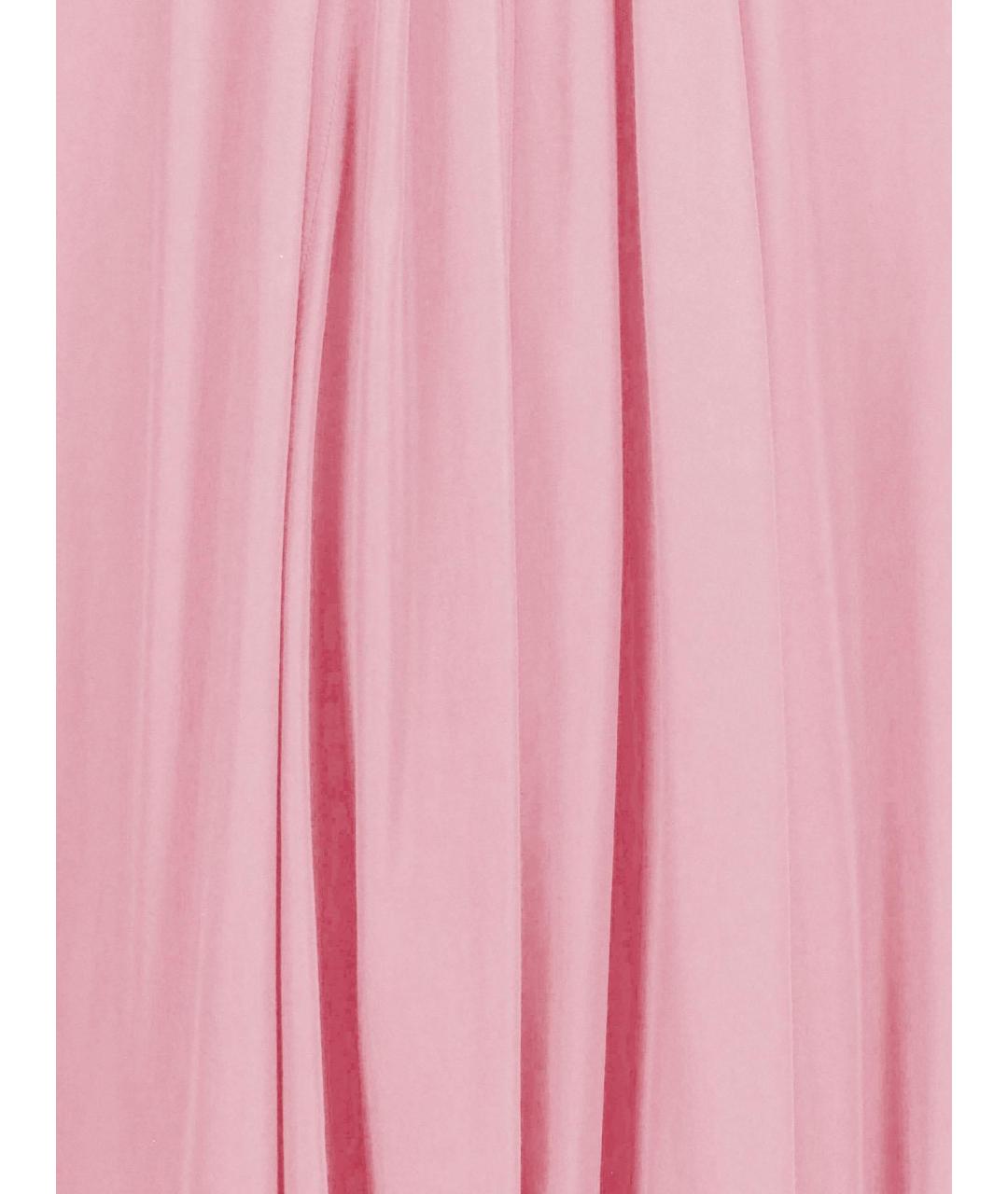 Sa Su Phi Розовое хлопковое коктейльное платье, фото 3