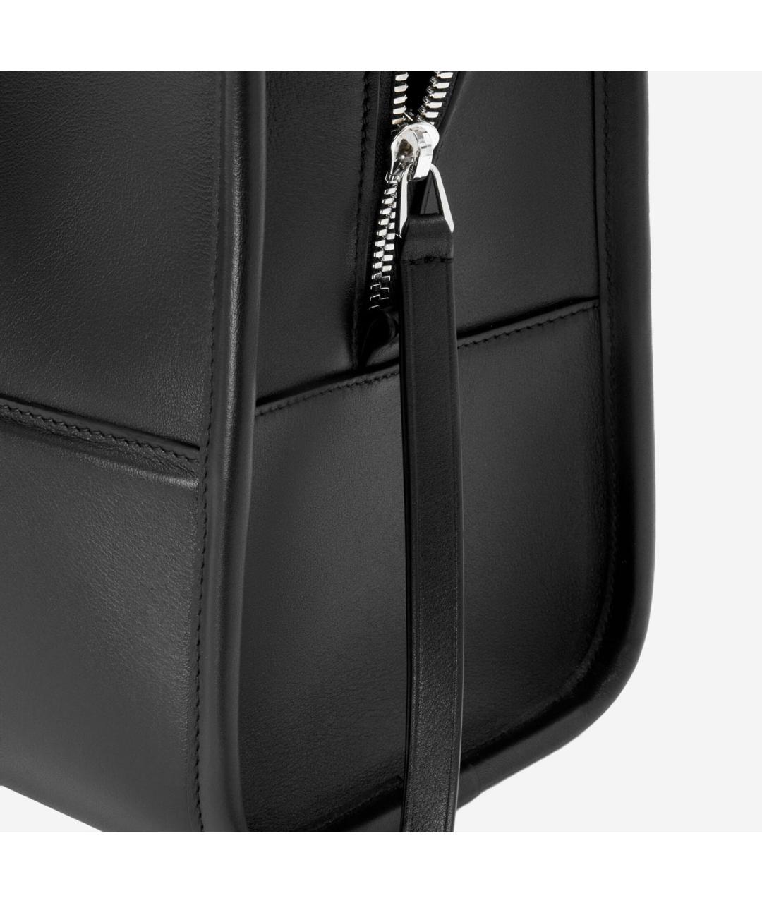 LOEWE Черная кожаная сумка тоут, фото 6