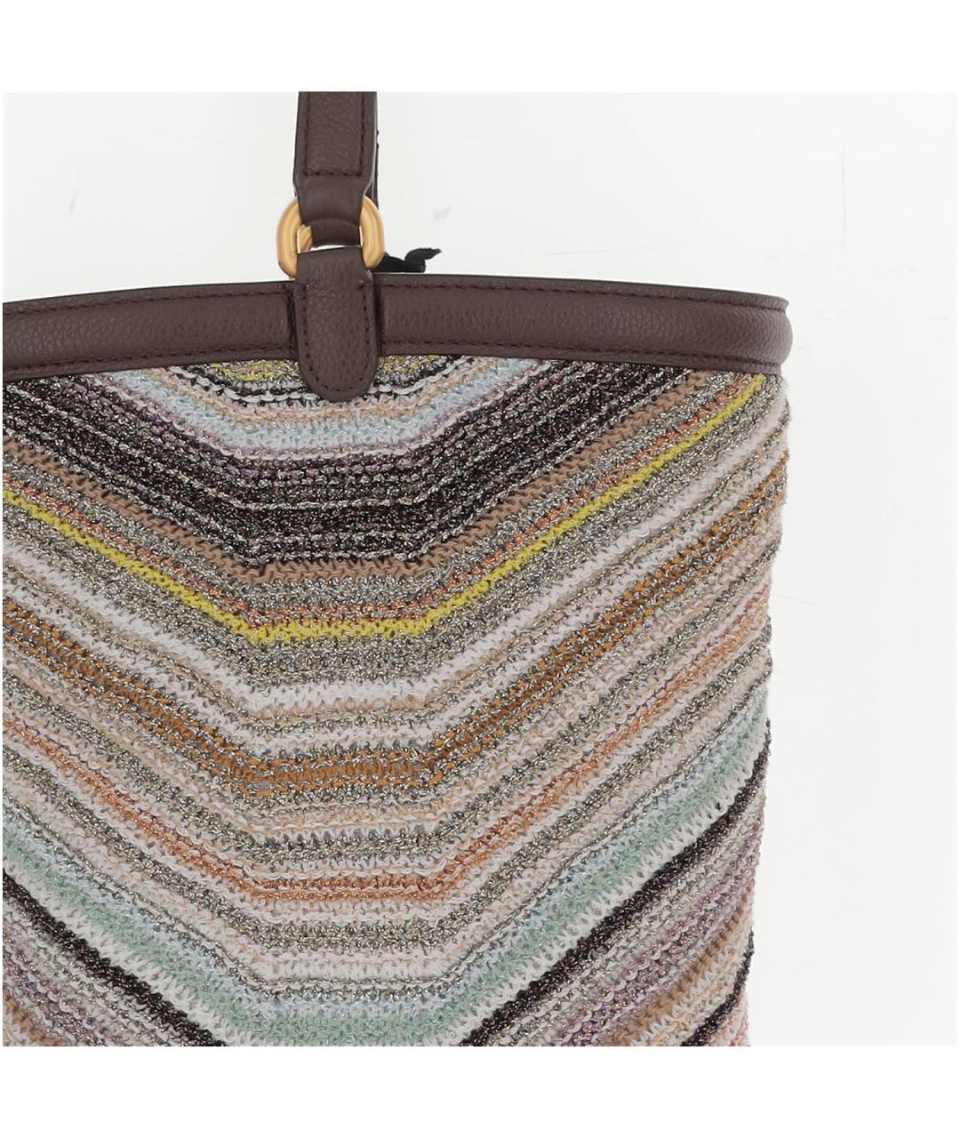 MISSONI Мульти тканевая сумка с короткими ручками, фото 3