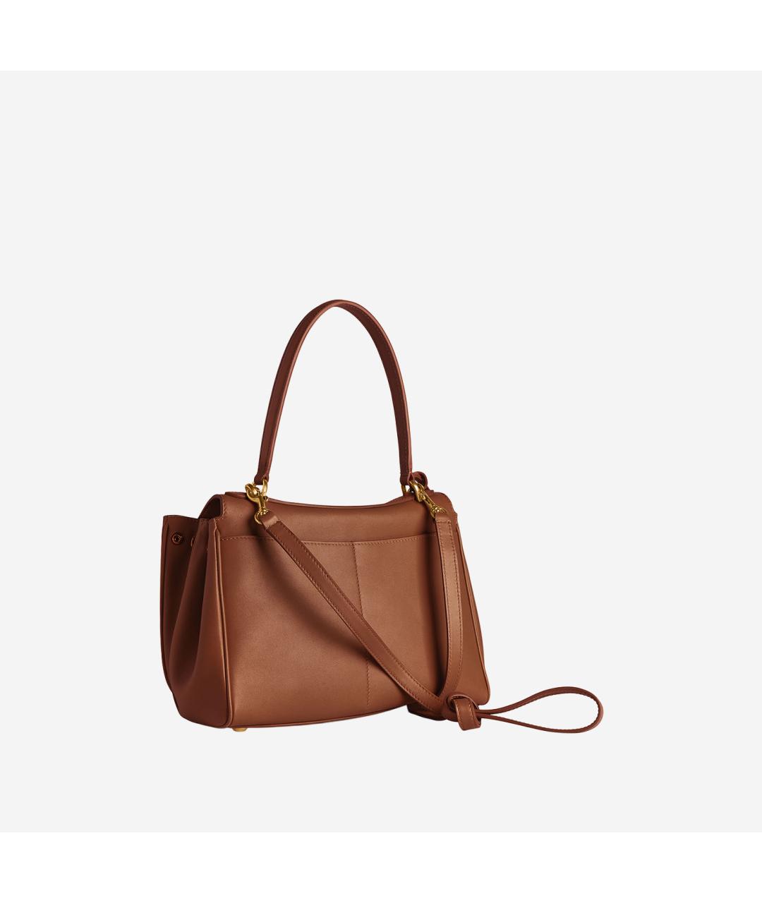 BALENCIAGA Коричневая кожаная сумка тоут, фото 4