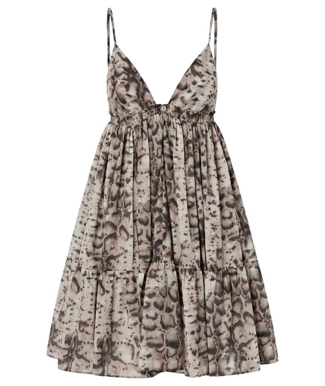 PINKO Мульти хлопковое повседневное платье, фото 1