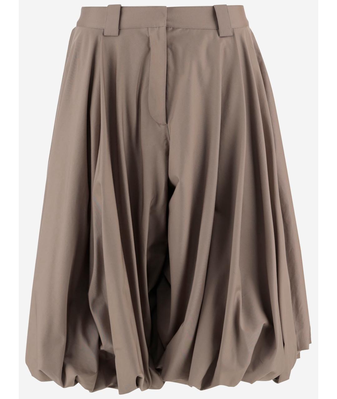 BALENCIAGA Бежевые хлопковые шорты, фото 4