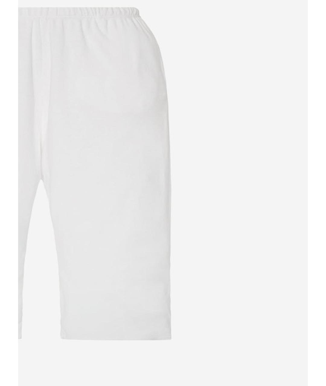 THE ROW Белые хлопковые шорты, фото 3