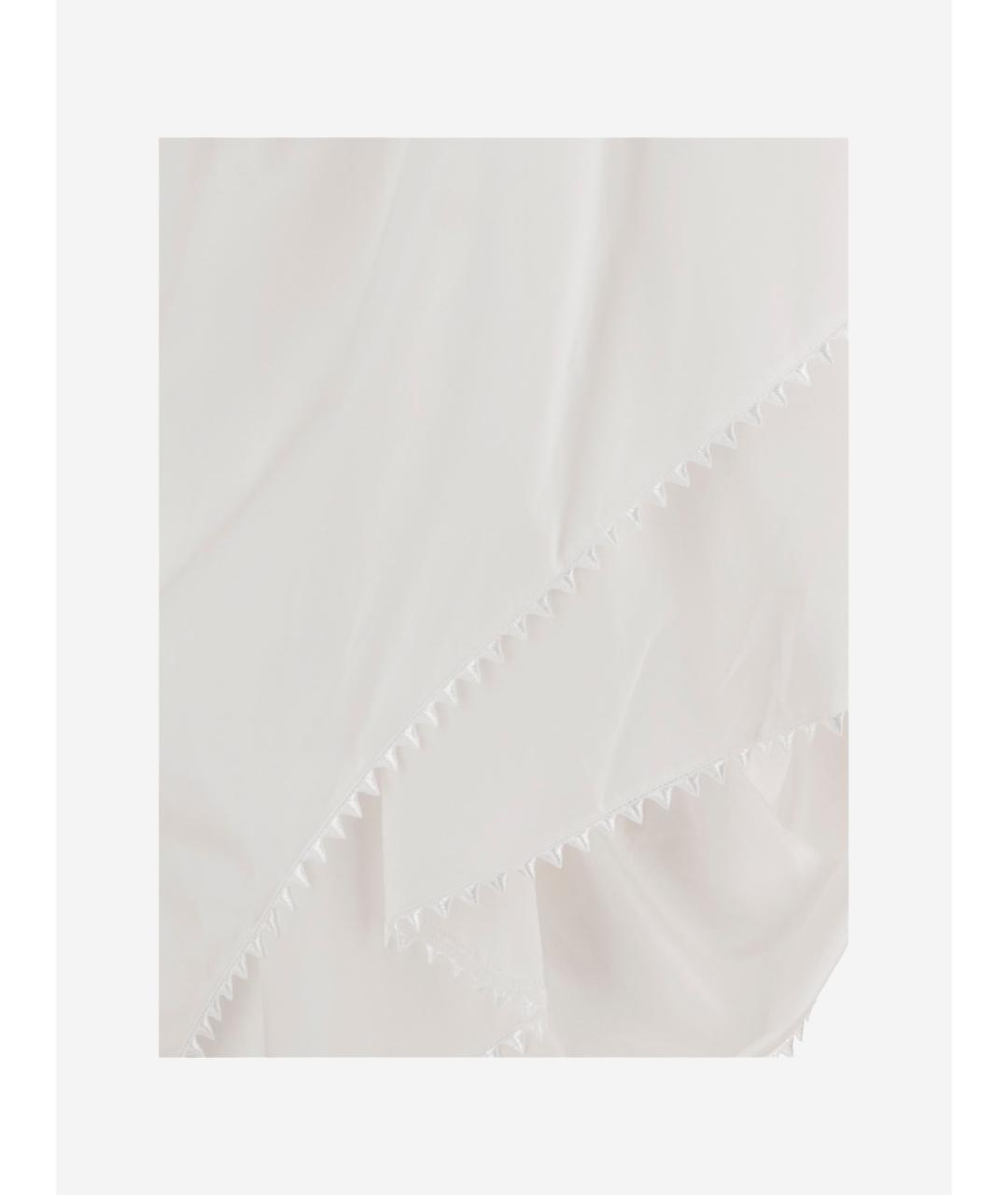 JACQUEMUS Белое хлопковое повседневное платье, фото 3