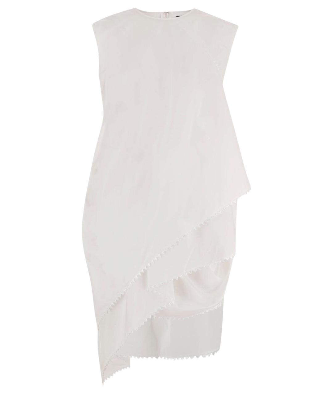 JACQUEMUS Белое хлопковое повседневное платье, фото 1