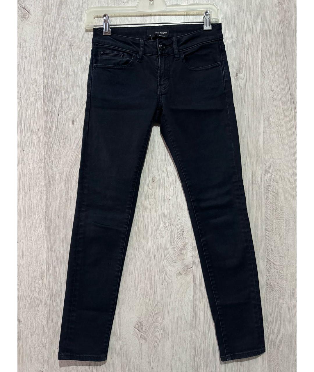 THE KOOPLES Темно-синие хлопко-лиоцелловые джинсы слим, фото 6