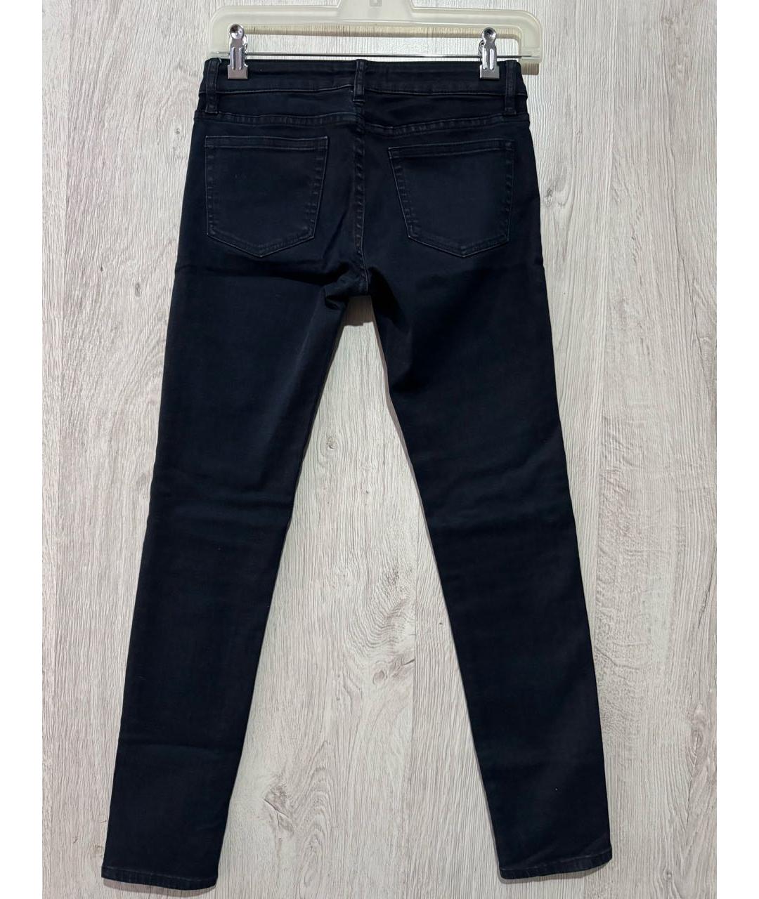 THE KOOPLES Темно-синие хлопко-лиоцелловые джинсы слим, фото 2