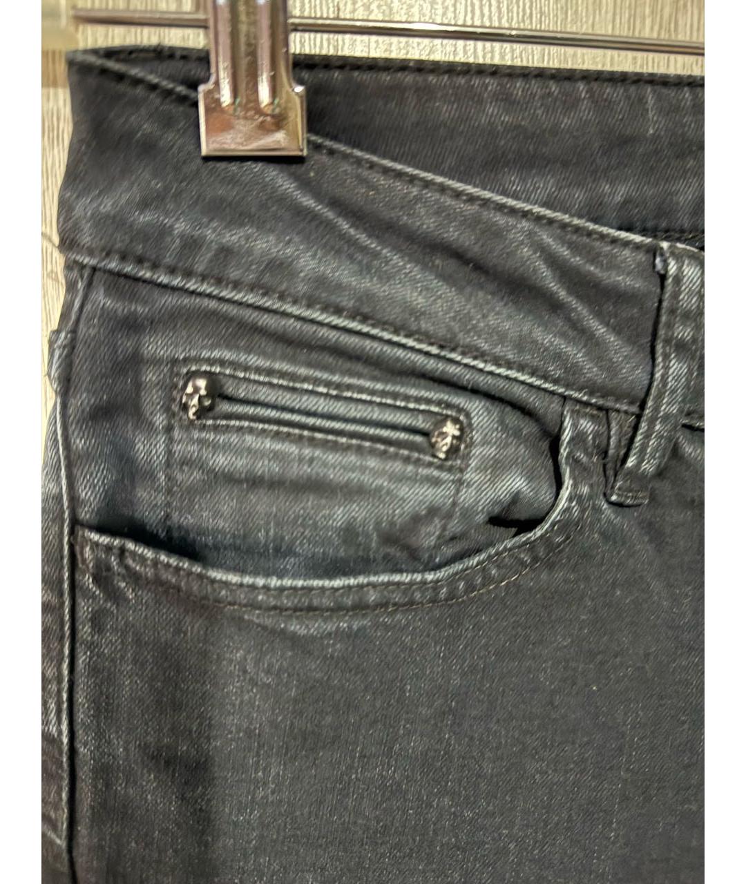 THE KOOPLES Темно-синие хлопко-лиоцелловые джинсы слим, фото 4