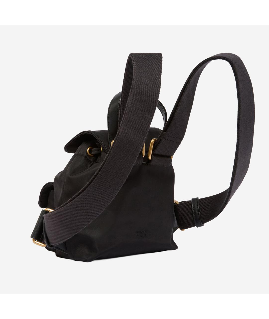 PINKO Черный тканевый рюкзак, фото 2