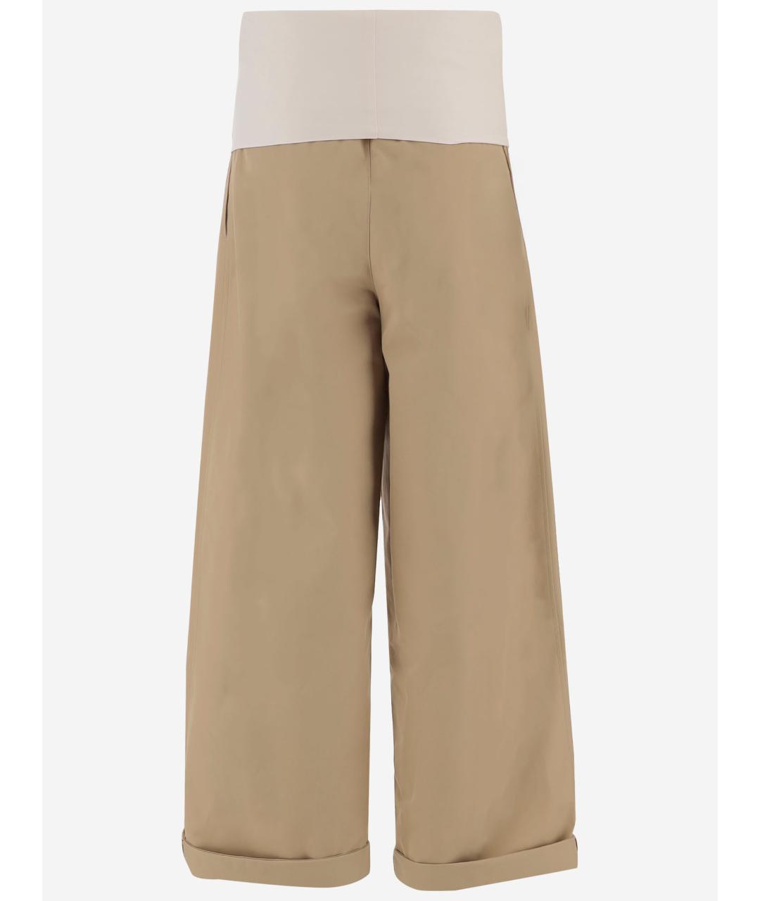 DARKPARK Бежевые хлопковые брюки широкие, фото 2