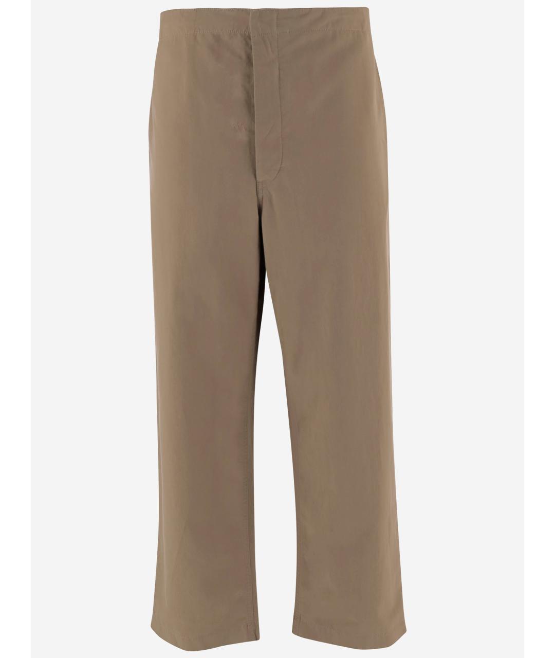 THE ROW Бежевые хлопковые повседневные брюки, фото 4