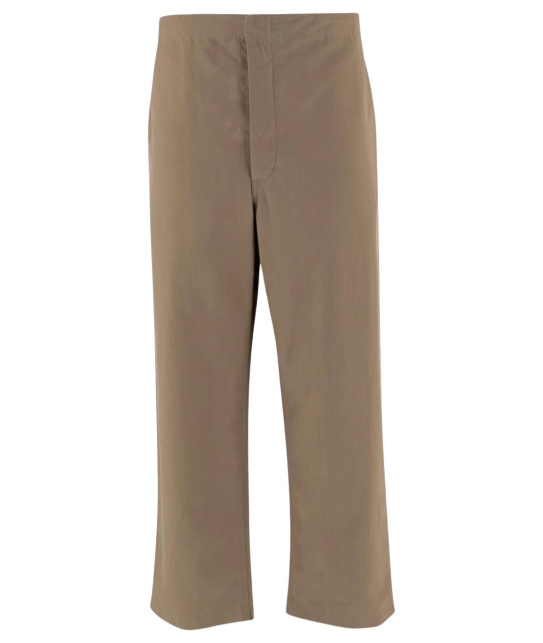 THE ROW Бежевые хлопковые повседневные брюки, фото 1