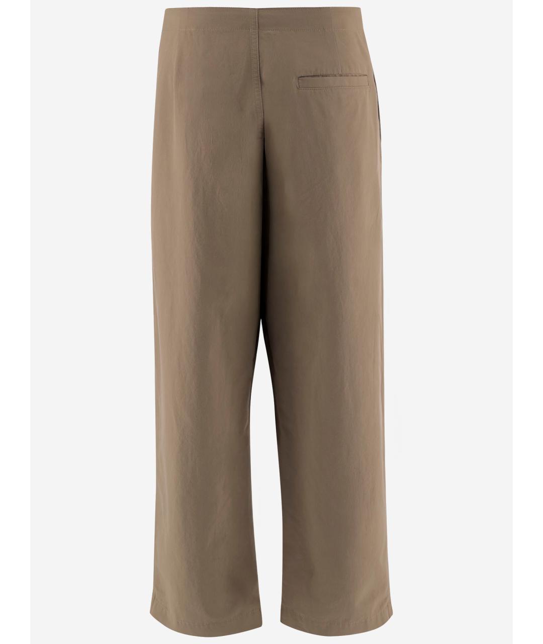 THE ROW Бежевые хлопковые повседневные брюки, фото 2