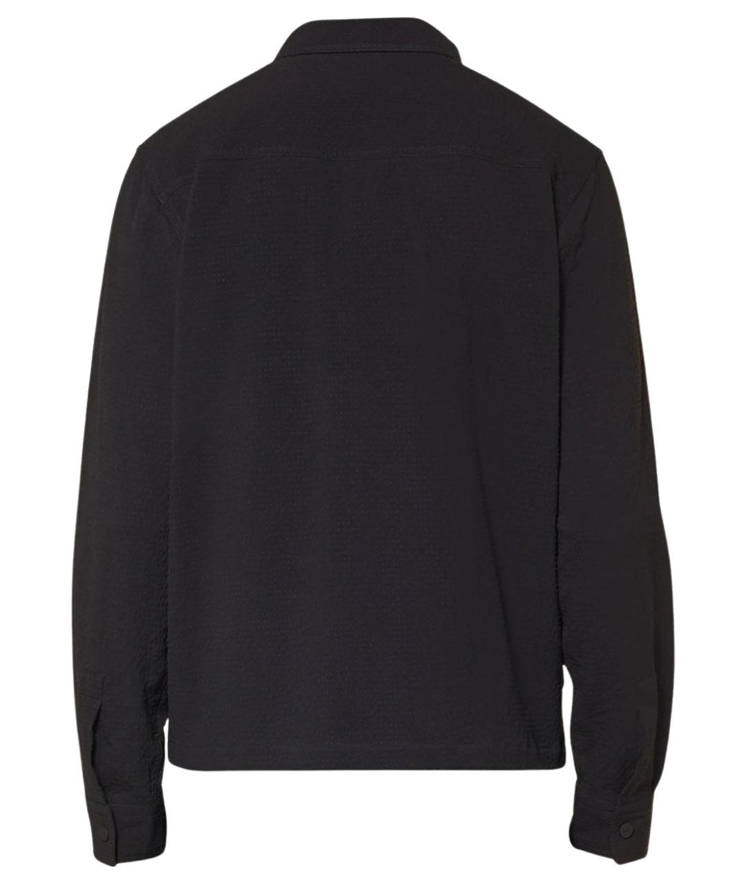 HUGO BOSS Черная хлопковая кэжуал рубашка, фото 2