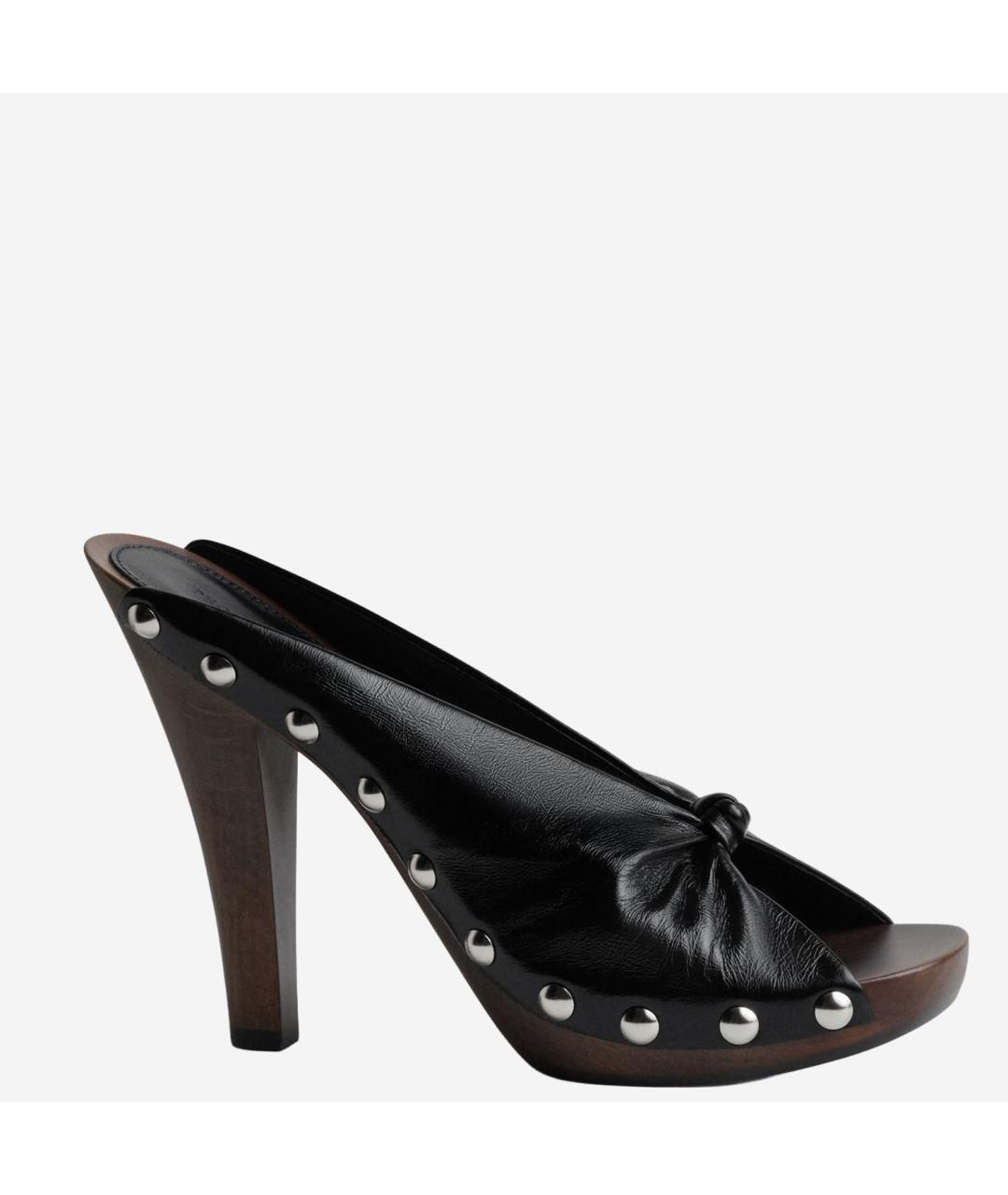 PHOEBE PHILO Черные кожаные туфли, фото 5