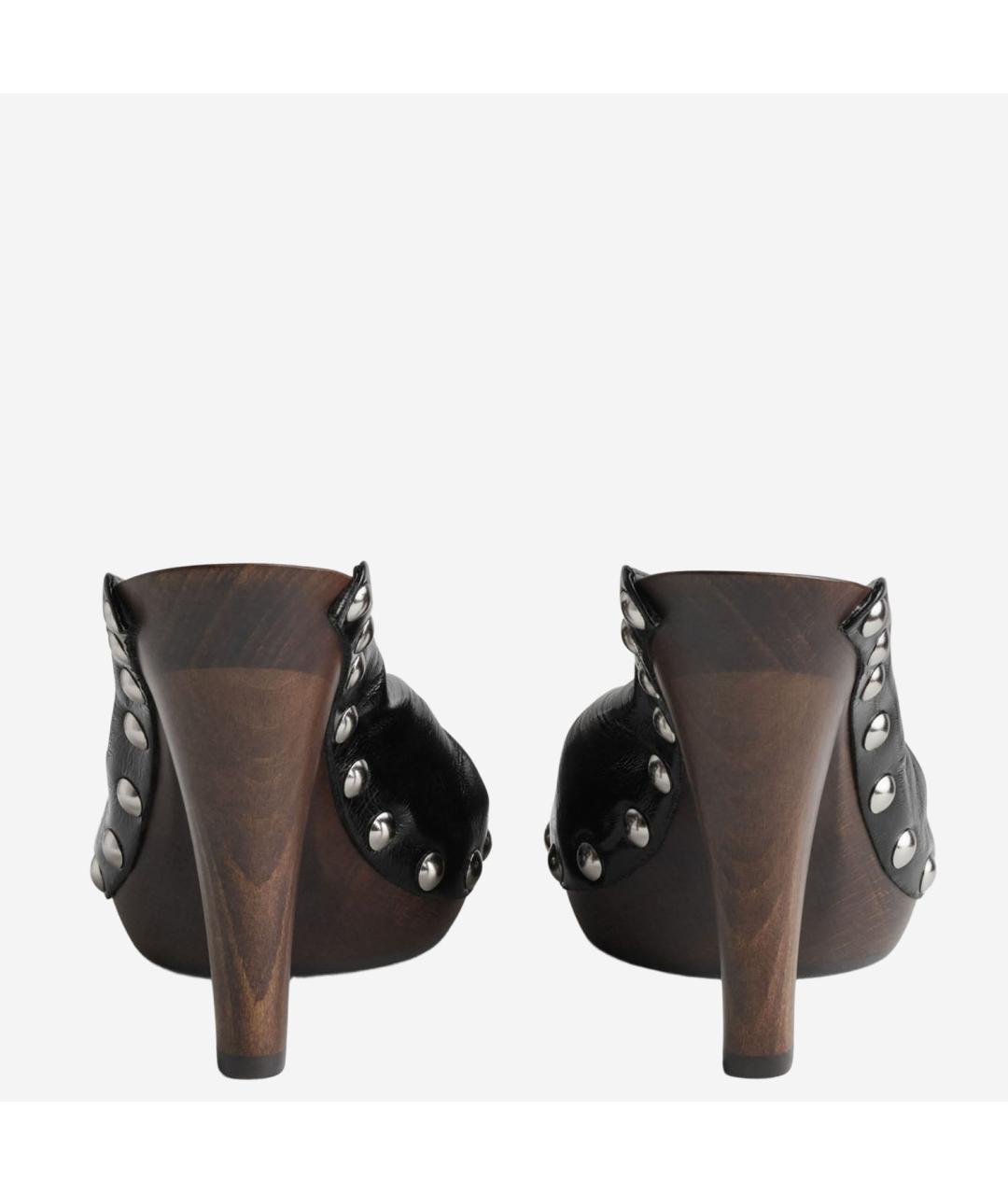 PHOEBE PHILO Черные кожаные туфли, фото 3