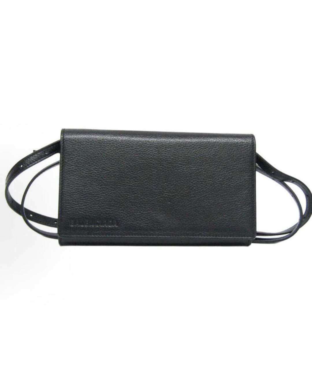 BALENCIAGA Черная кожаная сумка через плечо, фото 8