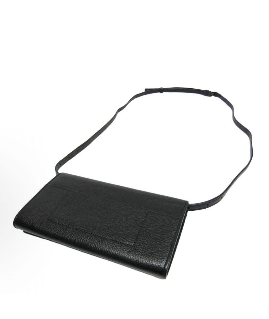 BALENCIAGA Черная кожаная сумка через плечо, фото 2