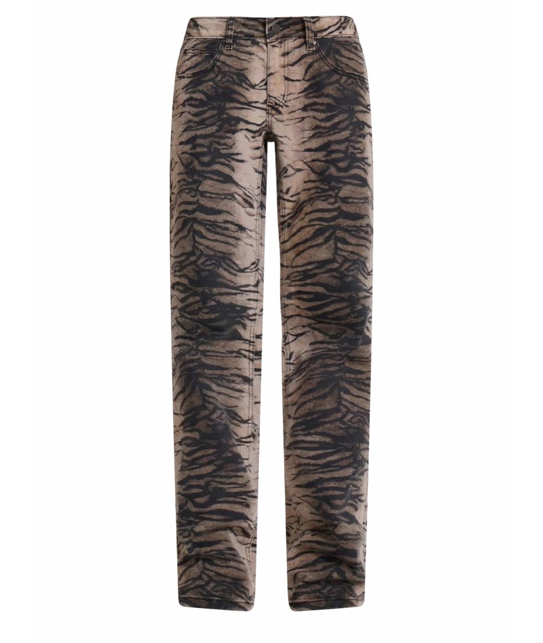 JADED LONDON Мульти хлопко-эластановые прямые джинсы, фото 1