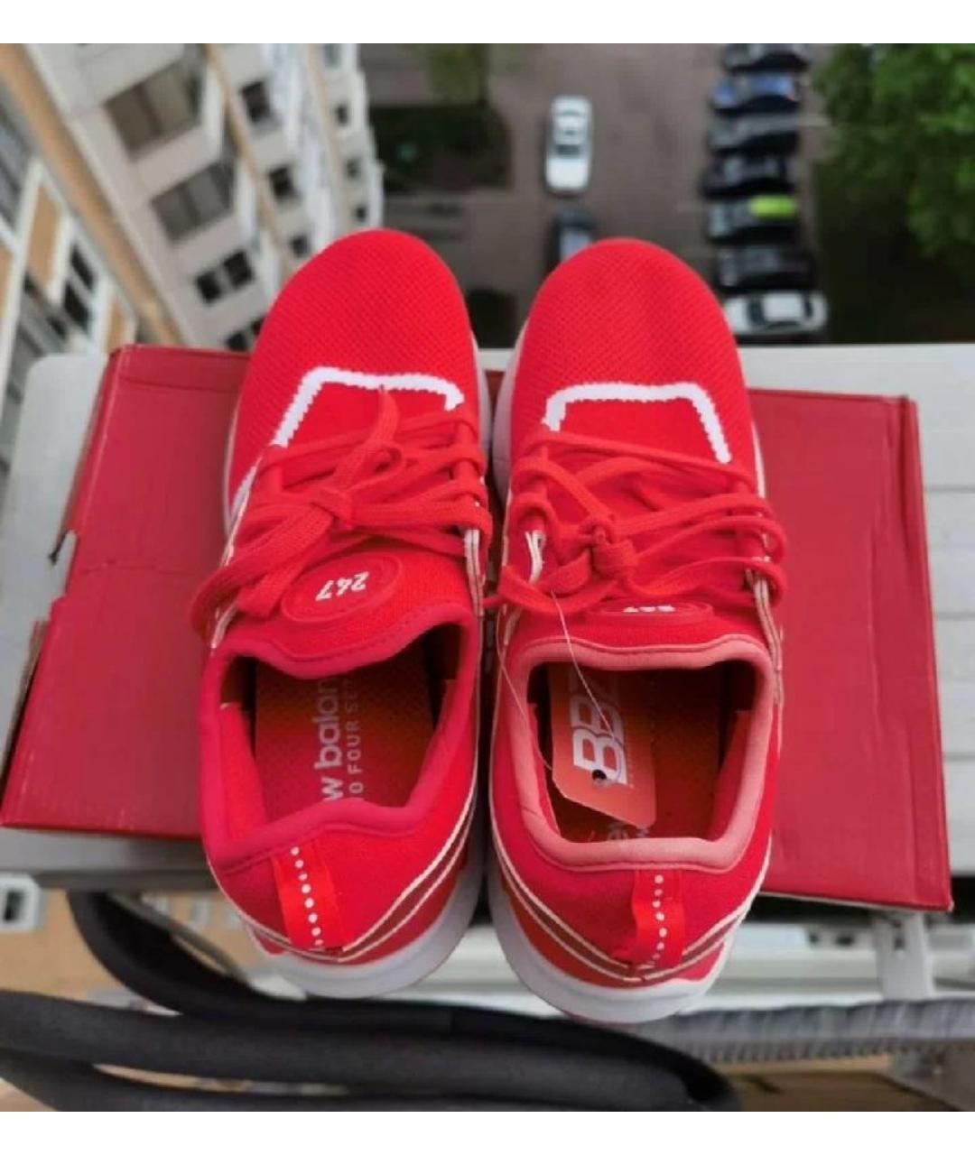 NEW BALANCE Оранжевое текстильные кроссовки, фото 3