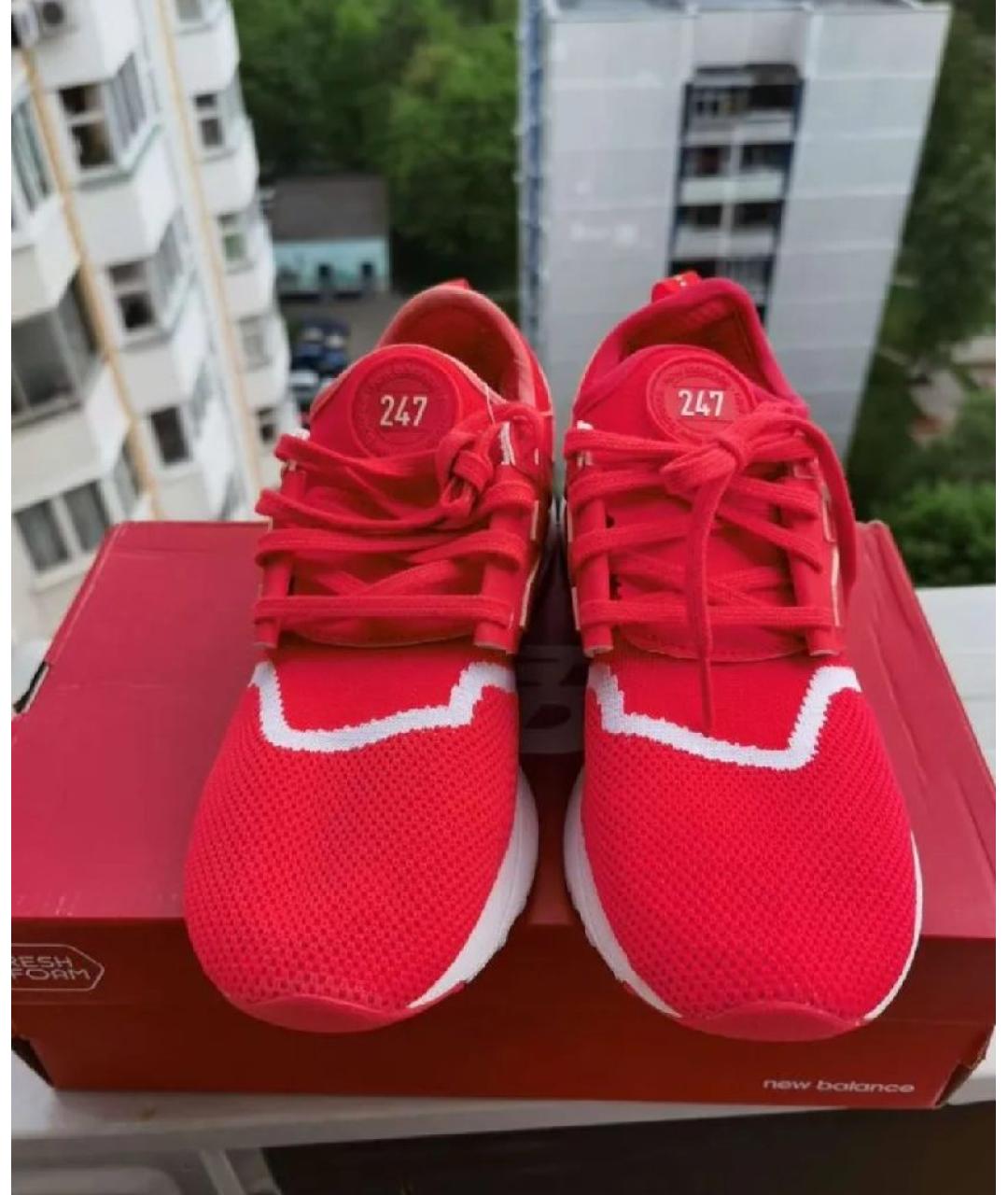 NEW BALANCE Оранжевое текстильные кроссовки, фото 2