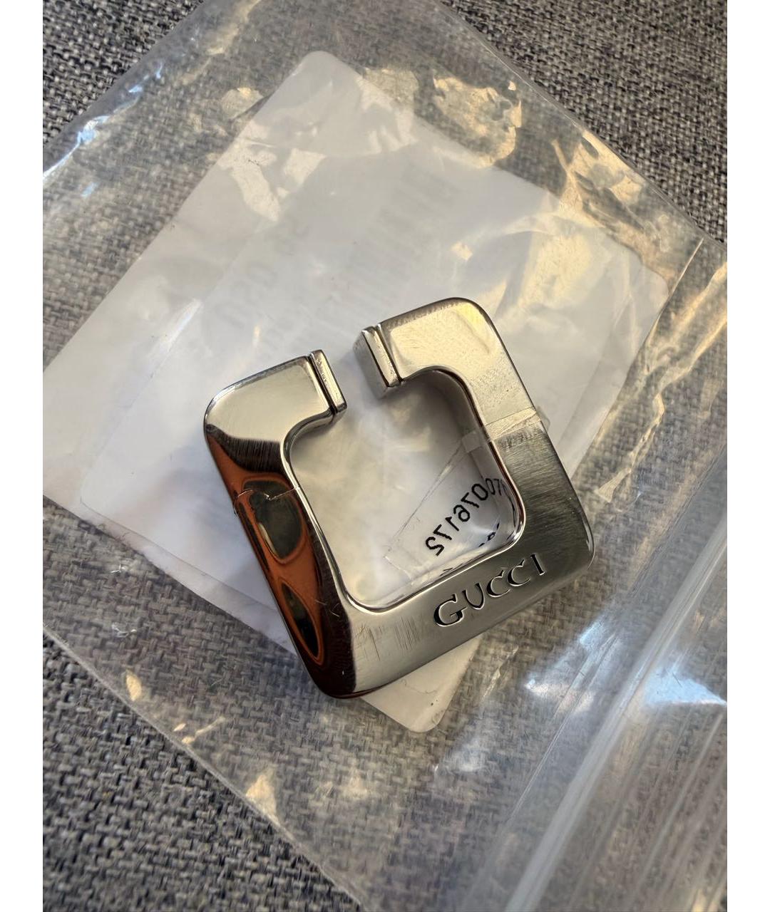 GUCCI Серебряные серьги, фото 2