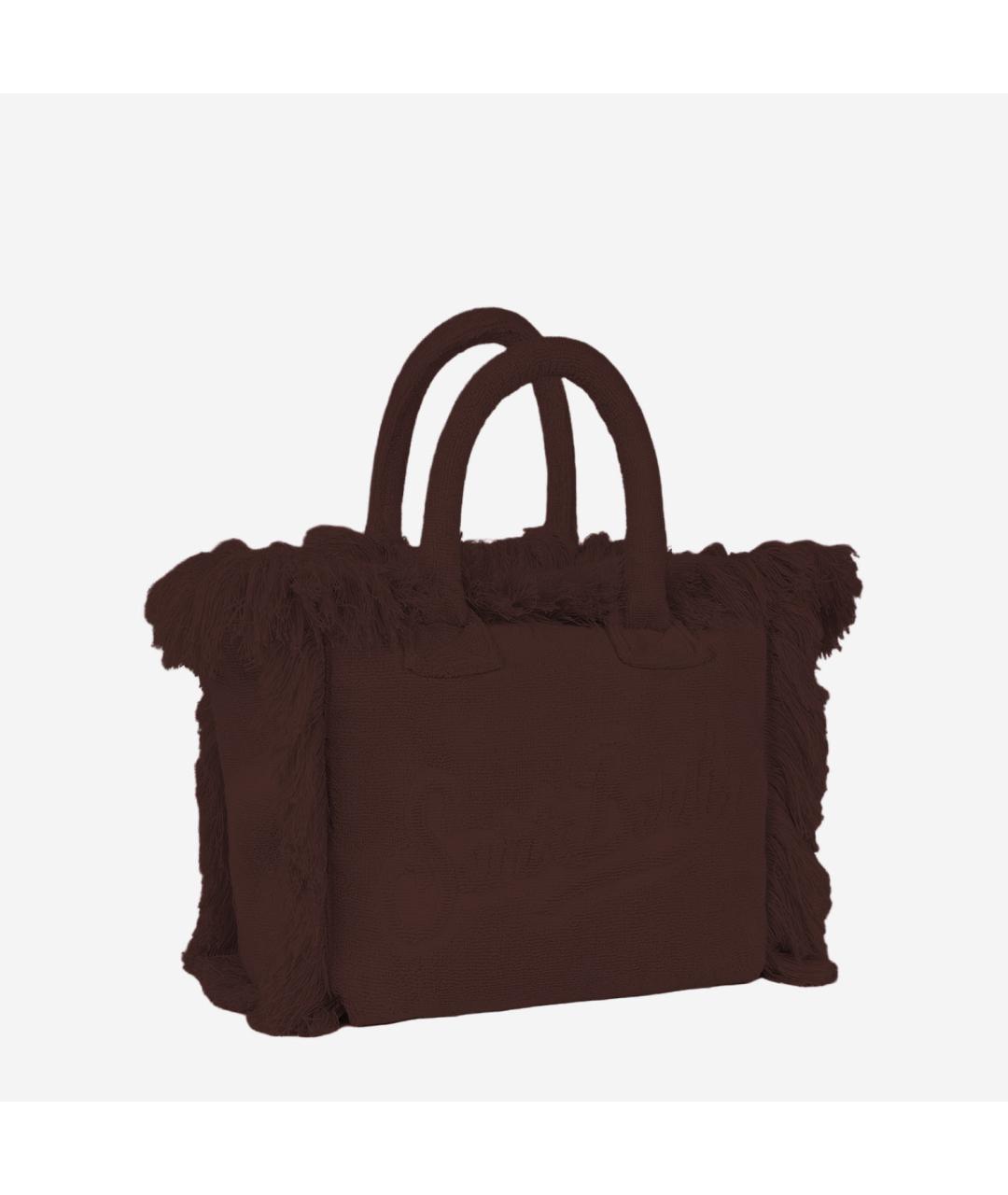 MC2 SAINT BARTH Коричневая тканевая сумка тоут, фото 2