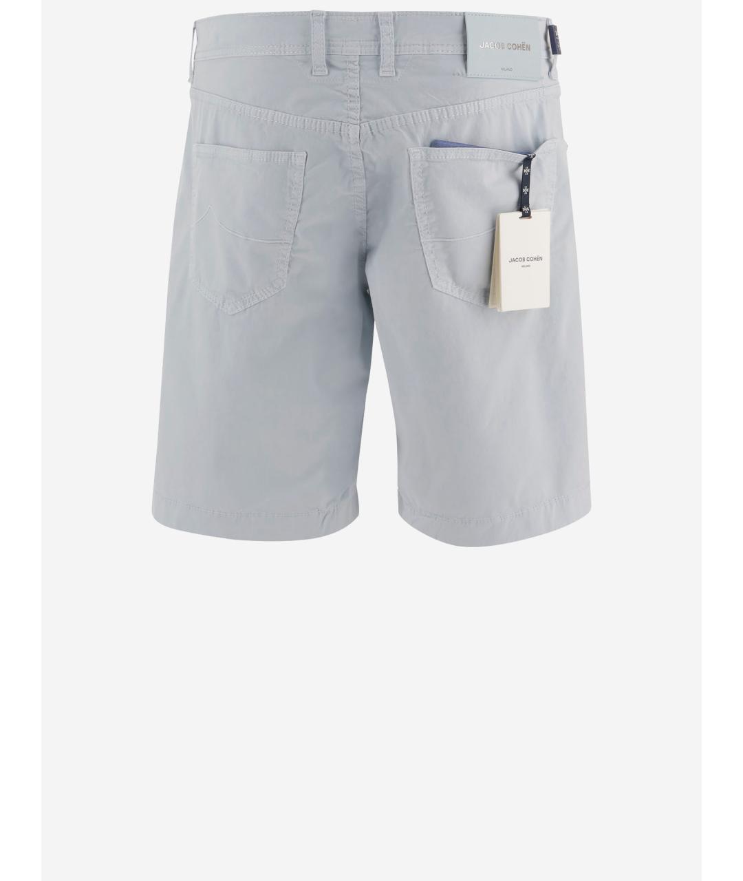 JACOB COHEN Серые хлопковые шорты, фото 2
