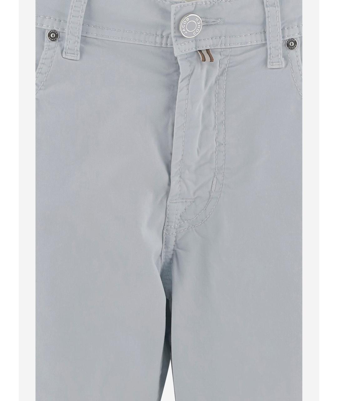 JACOB COHEN Серые хлопковые шорты, фото 3