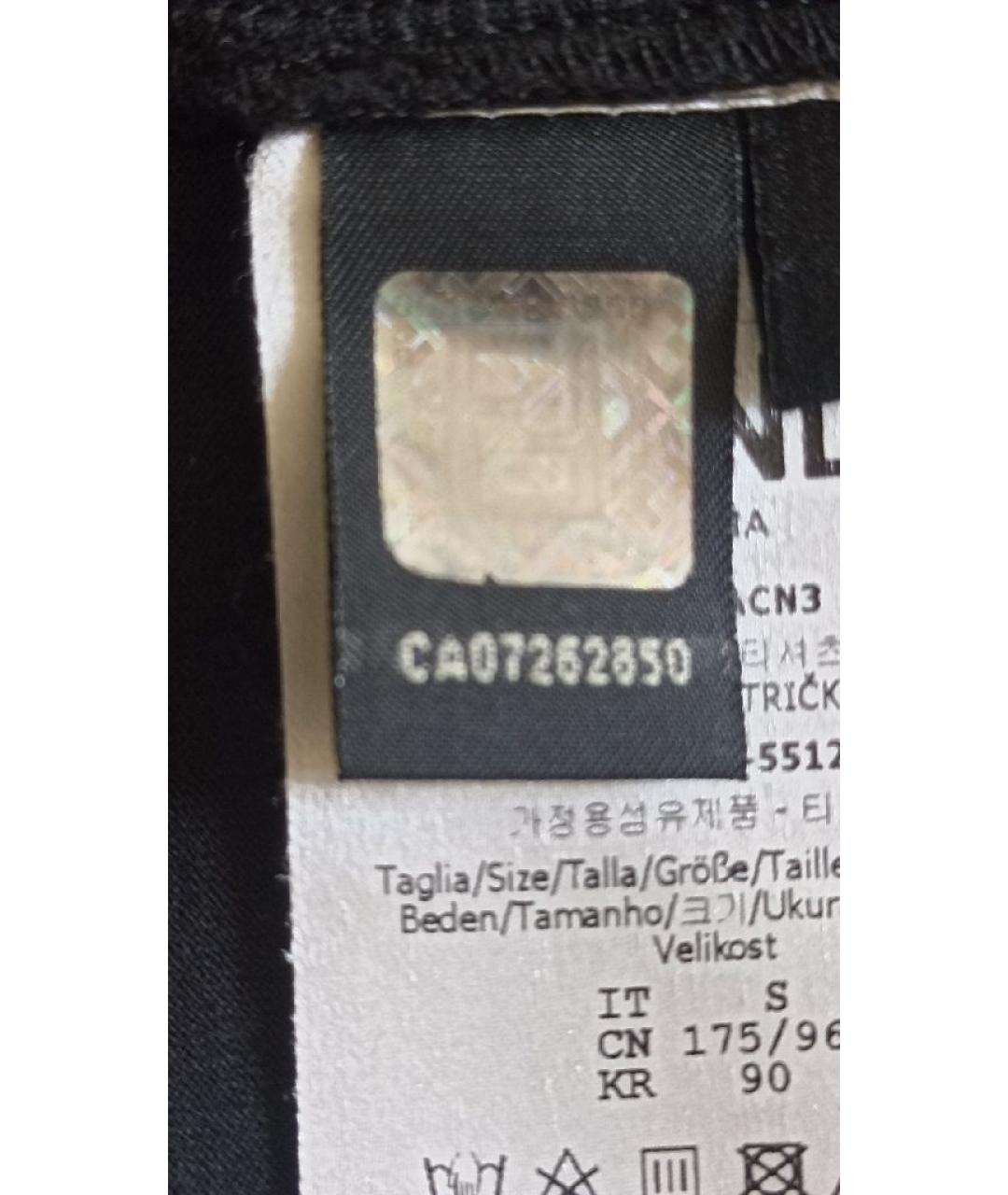 FENDI Черная хлопковая футболка, фото 6