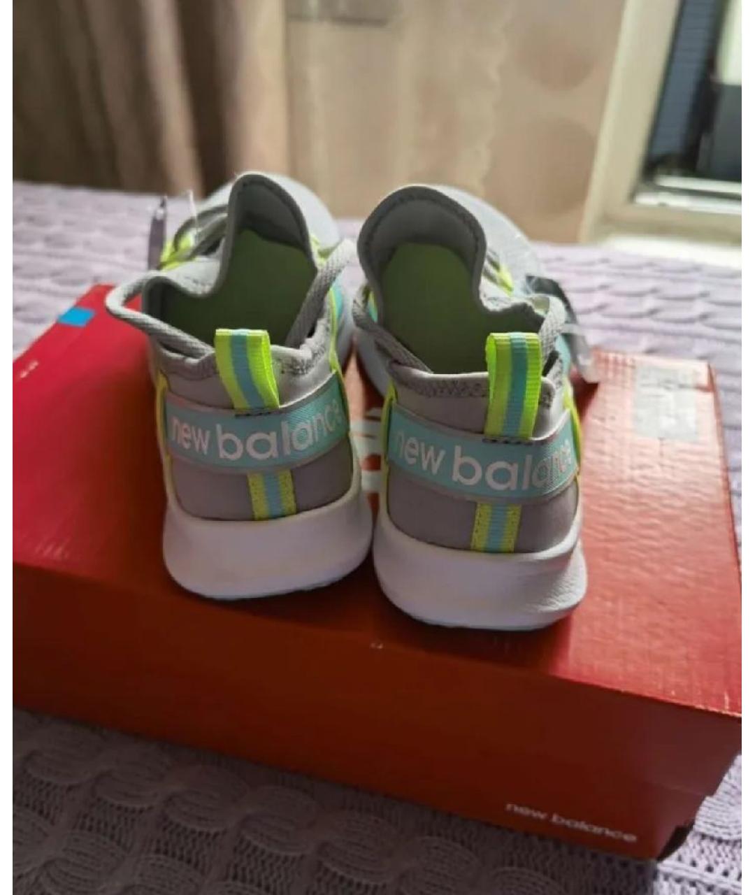 NEW BALANCE Антрацитовые текстильные кроссовки, фото 4