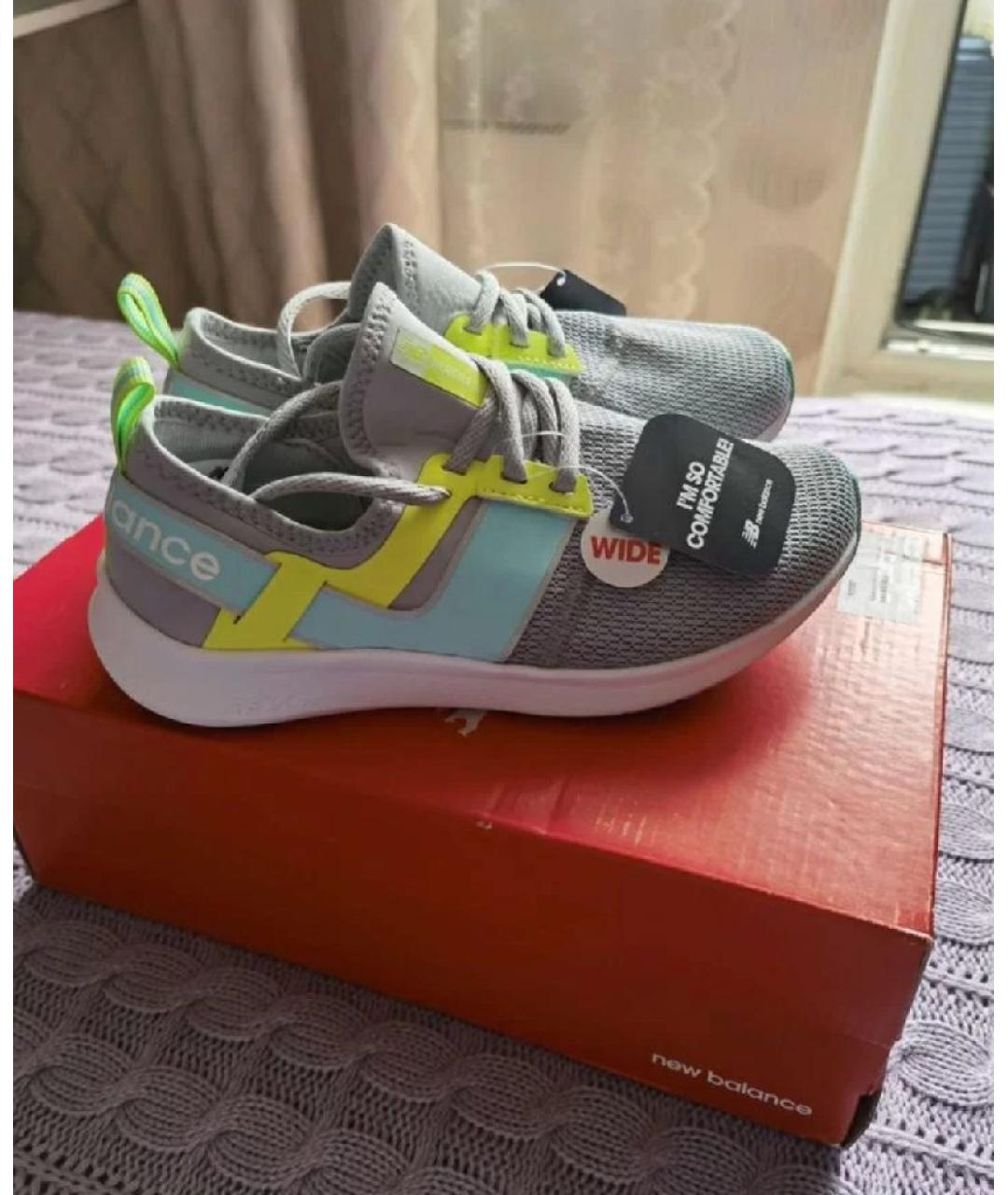 NEW BALANCE Антрацитовые текстильные кроссовки, фото 7