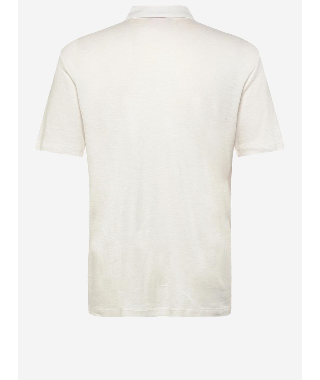 HUGO BOSS Белое поло с коротким рукавом, фото 2