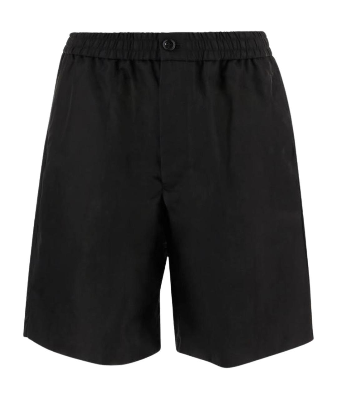 Ami Paris Черные полиамидовые шорты, фото 1