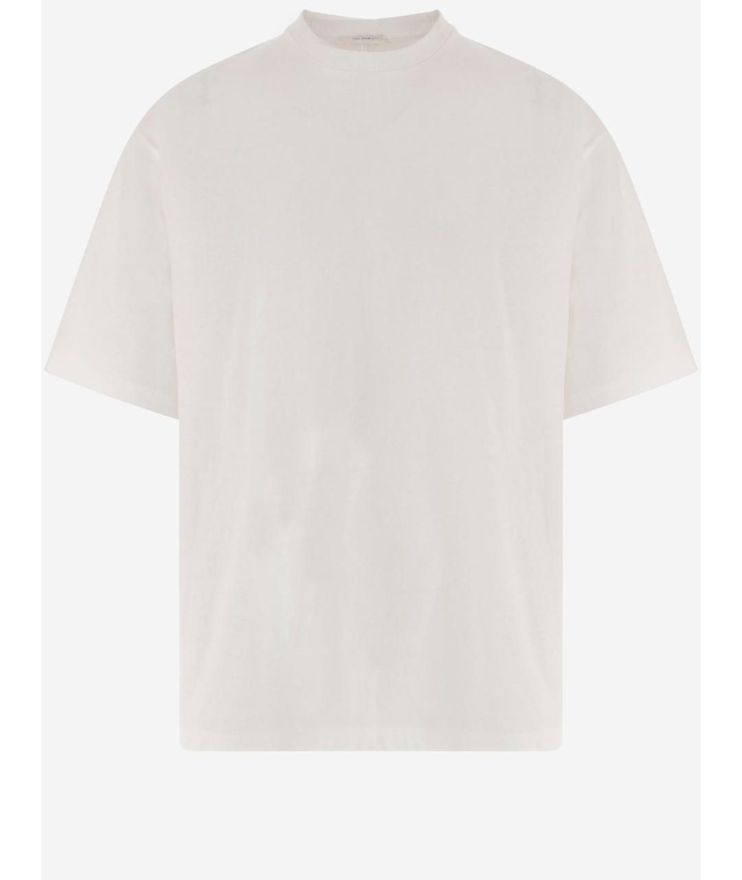 THE ROW Белая хлопковая футболка, фото 4