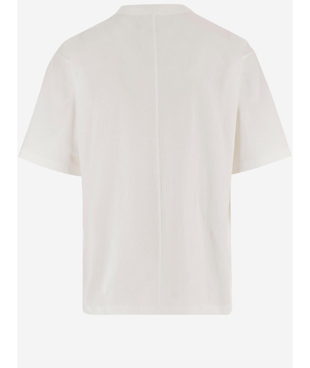 THE ROW Белая хлопковая футболка, фото 2