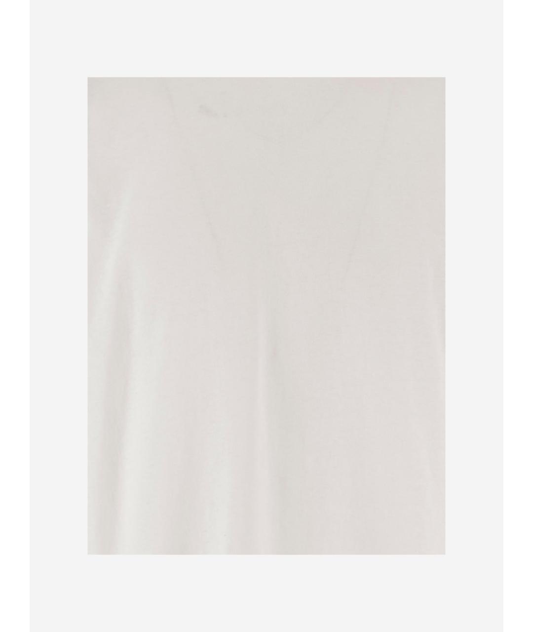 THE ROW Белая хлопковая футболка, фото 3