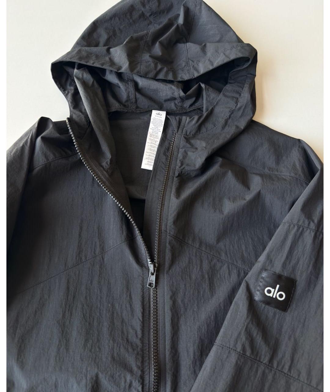 ALO YOGA Черная спортивная куртка, фото 6